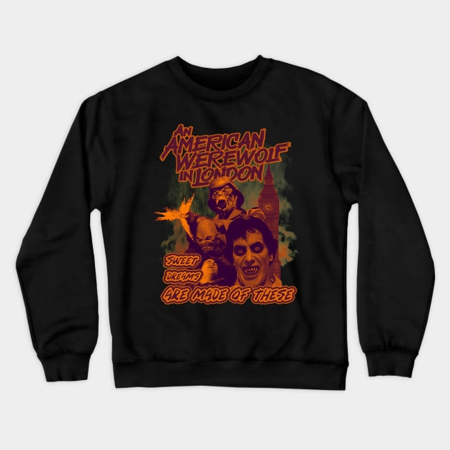 Sweet Dreams Are Made Of These (Version 2) Crewneck Sweatshirt by The Dark Vestiary